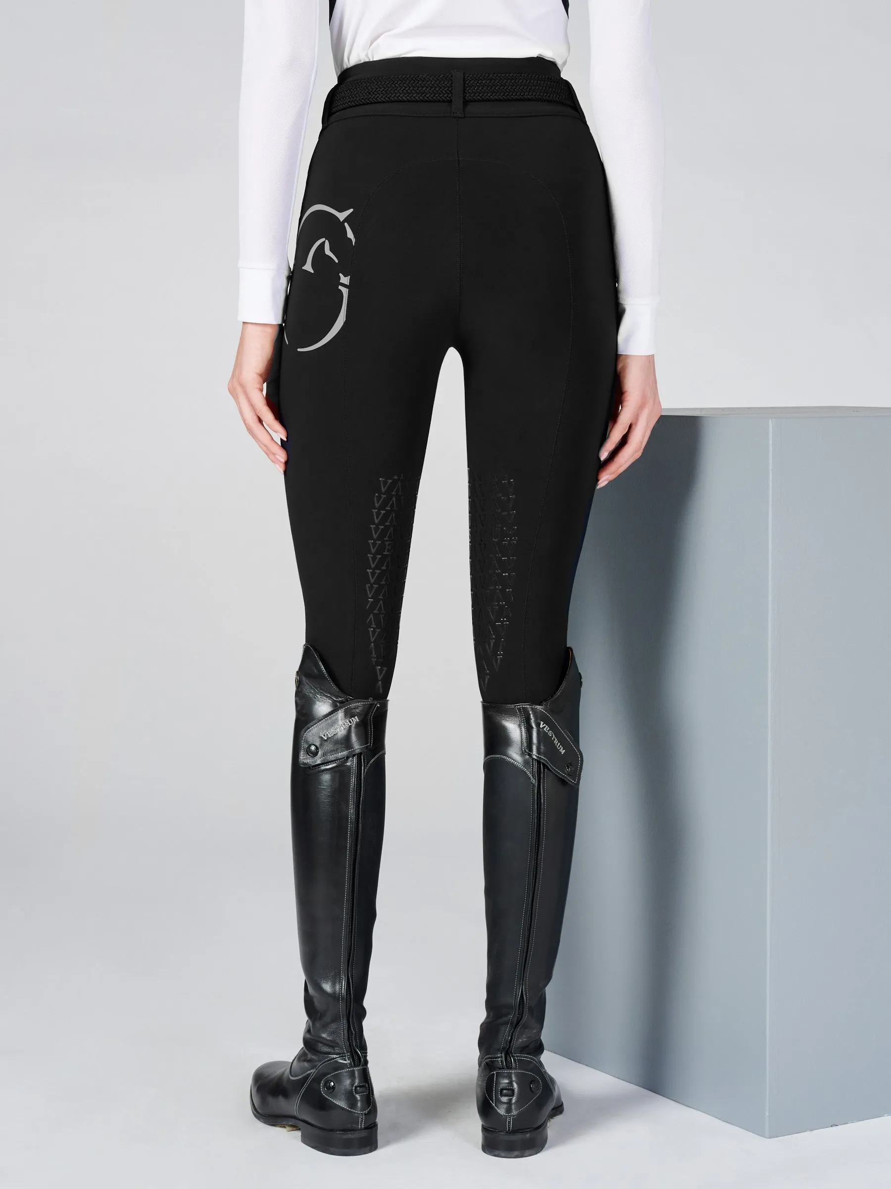 Molveno High Waist Breeches with Knee Grip